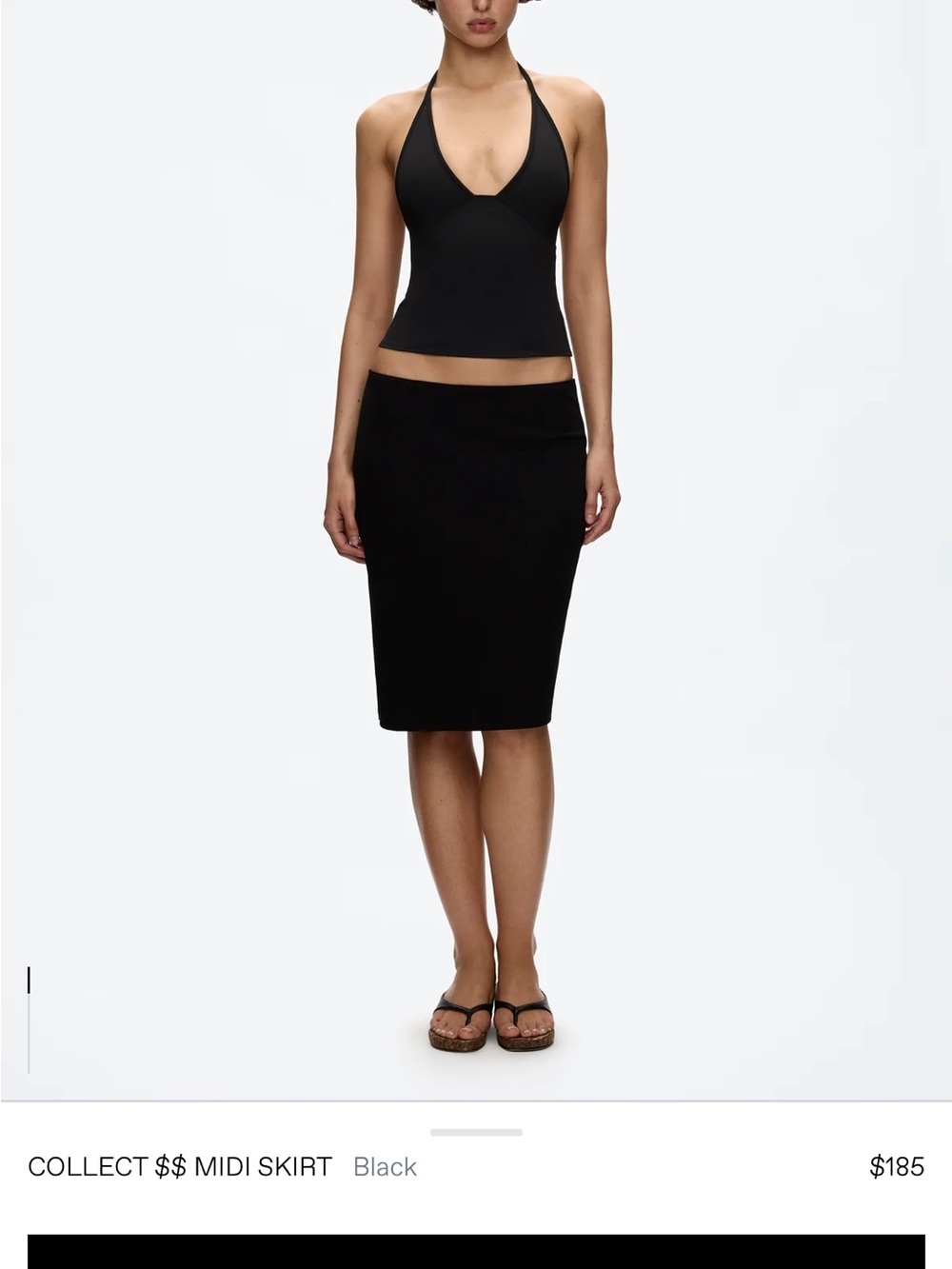 TANKAIR collect $$ midi skirt
